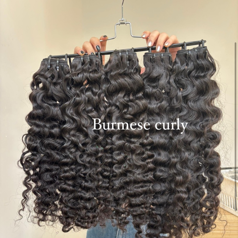 22” Inches Burmese Curly Raw Hair